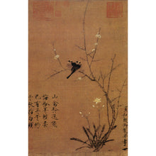 画像をギャラリービューアに読み込む, P22 徽宗:蝋梅山禽図