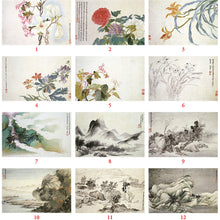 画像をギャラリービューアに読み込む, P39 惲寿平・王翬:花卉山水合冊