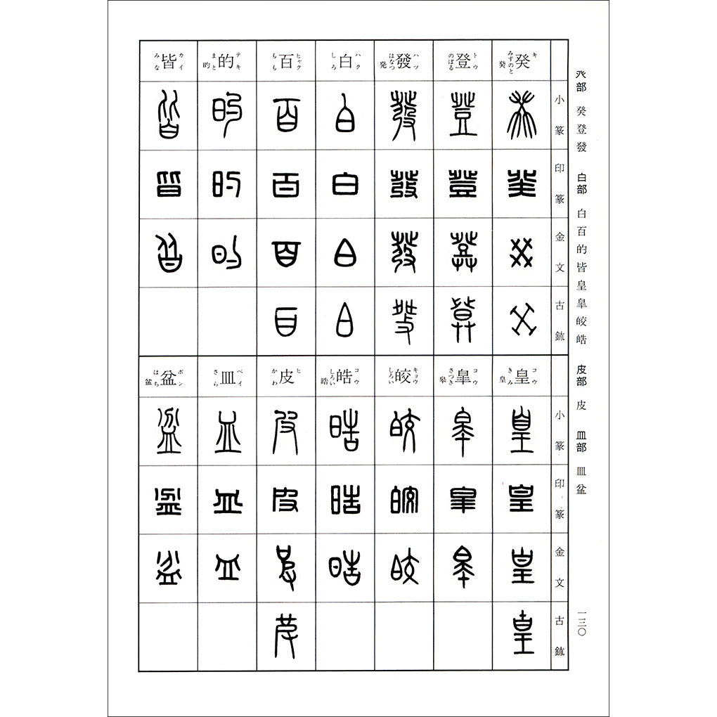 篆刻 標準篆刻篆書字典– 株式会社二玄社（複製品）