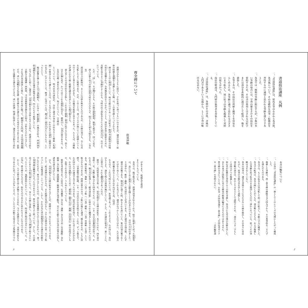改訂版】書道技法講座14：曹全碑［隷書／後漢］ – 株式会社二玄社