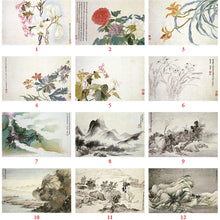 画像をギャラリービューアに読み込む, P39 惲寿平・王翬：花卉山水合冊
