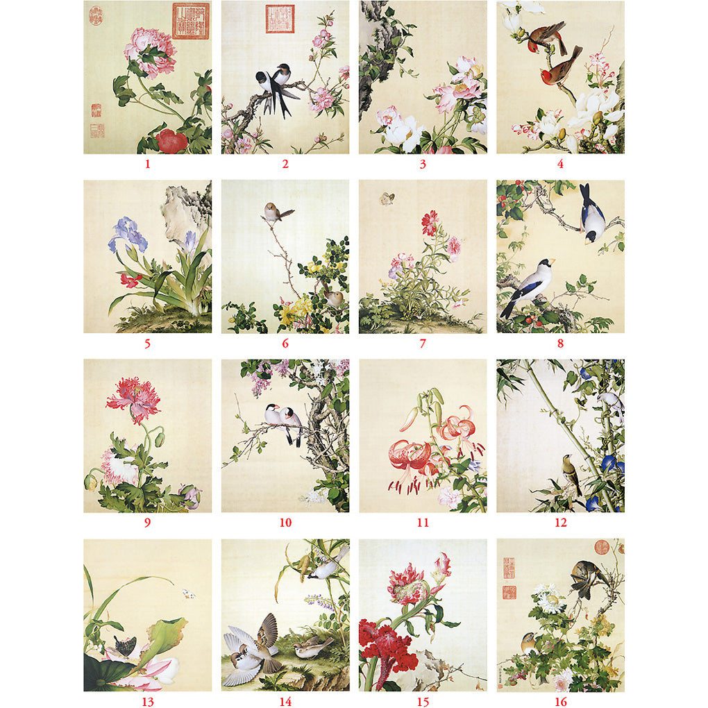 k*a様 宋畫花卉草蟲選集　新品額付　昭和61年発行　ニ玄社 日本二玄社宋花卉草虫选集马远倚云仙杏图装饰画挂画