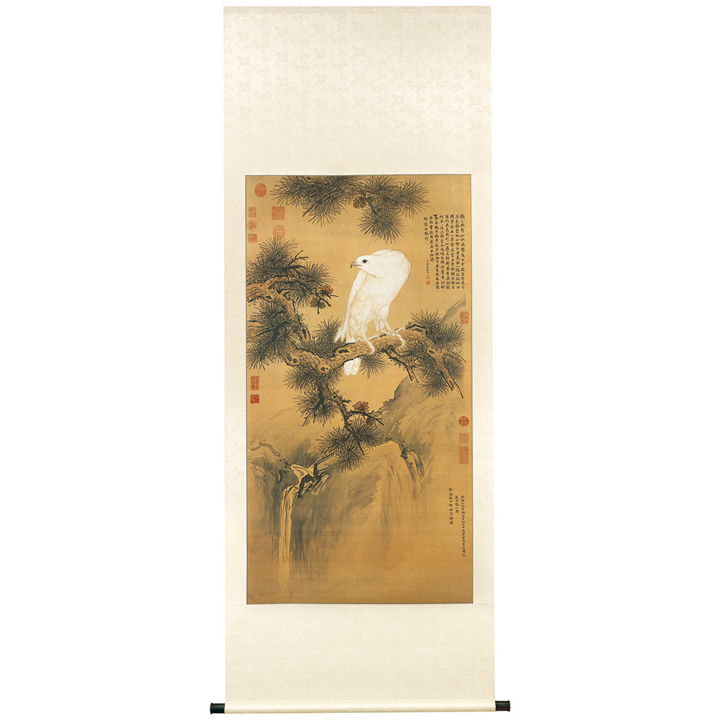 P51 郎世寧：白鷹図 – 株式会社二玄社（複製品）